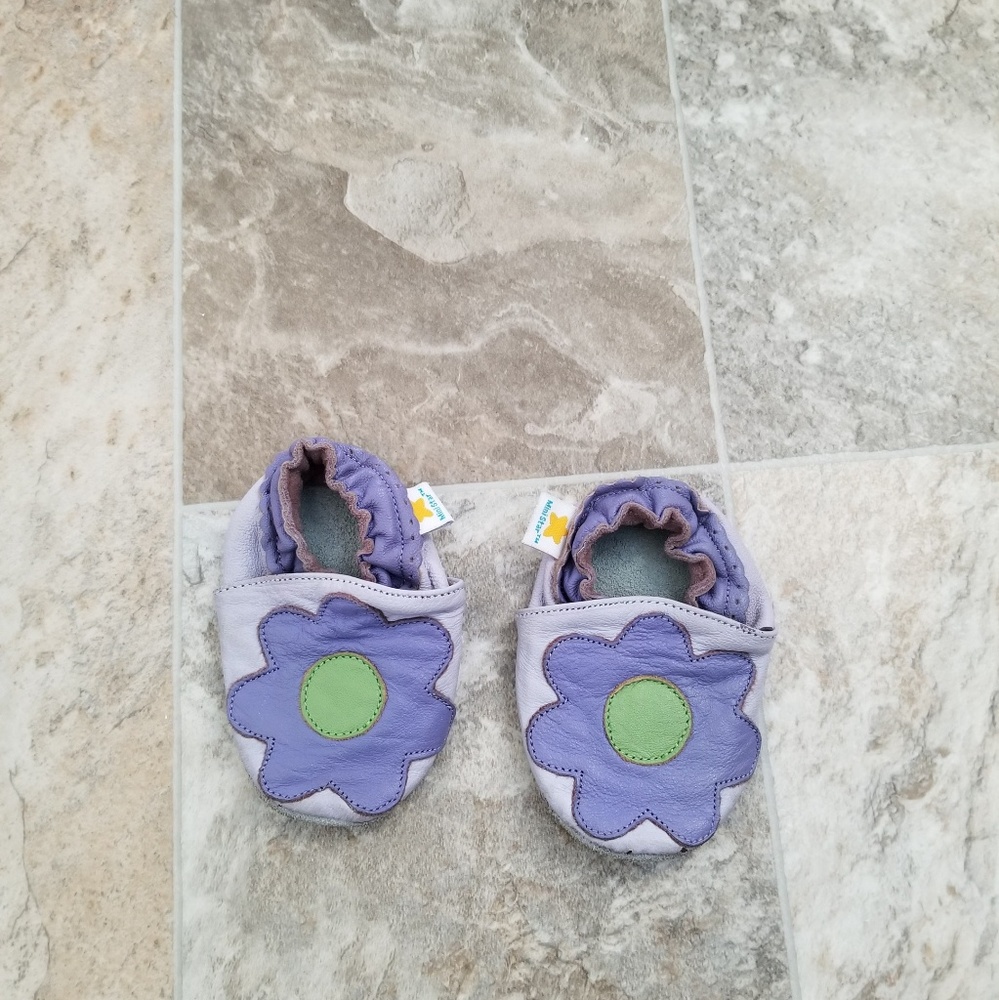 Mini Star Little Girls Floral Shoes